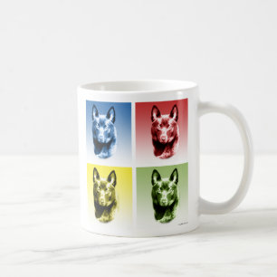 Schipperke Pop Art Coffee Mug