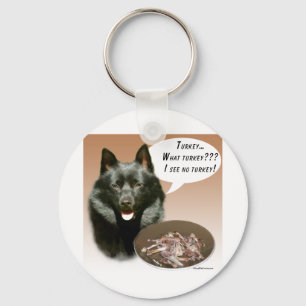 Schipperke Turkey Keychain