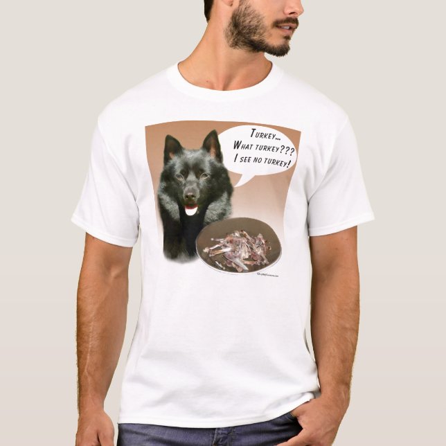 Schipperke Turkey T-Shirt (Front)