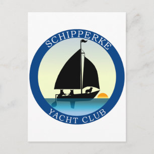 Schipperke Yacht Club Postcard