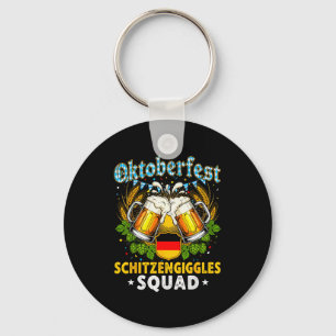 Schitzengiggles Squad Munich Beer Bavarian Keychain