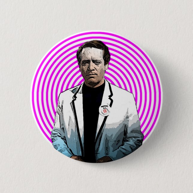 Schizoid Fan 2 Inch Round Button (Front)