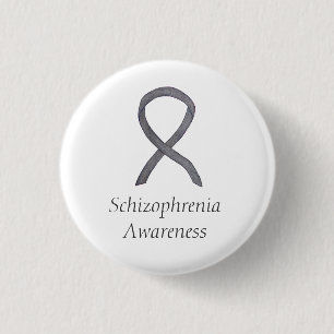 Schizophrenia Awareness Ribbon Custom Pins