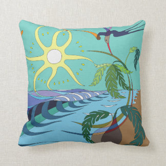 Schlauraffian Day Throw Pillow