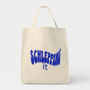 Schlepping It Eco Friendly Reusable Grocery Tote Bag