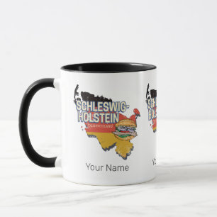Schleswig-Holstein Germany Federal State Map Mug