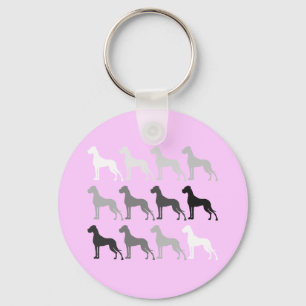 Schlichte Doggen Keychain