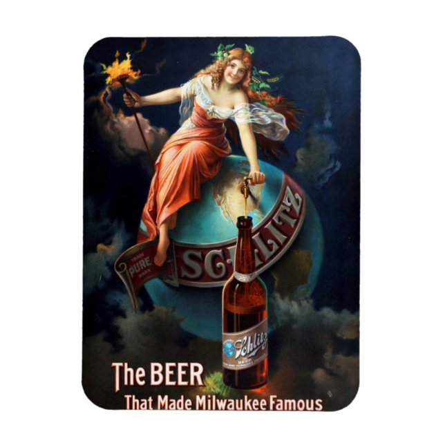 Schlitz Beer Magnet (Vertical)