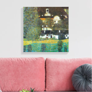 Schloss Kammer on the Attersee II By Gustav Klimt Canvas Print