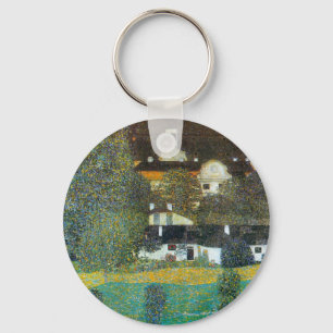 Schloss Kammer on the Attersee II By Gustav Klimt Keychain