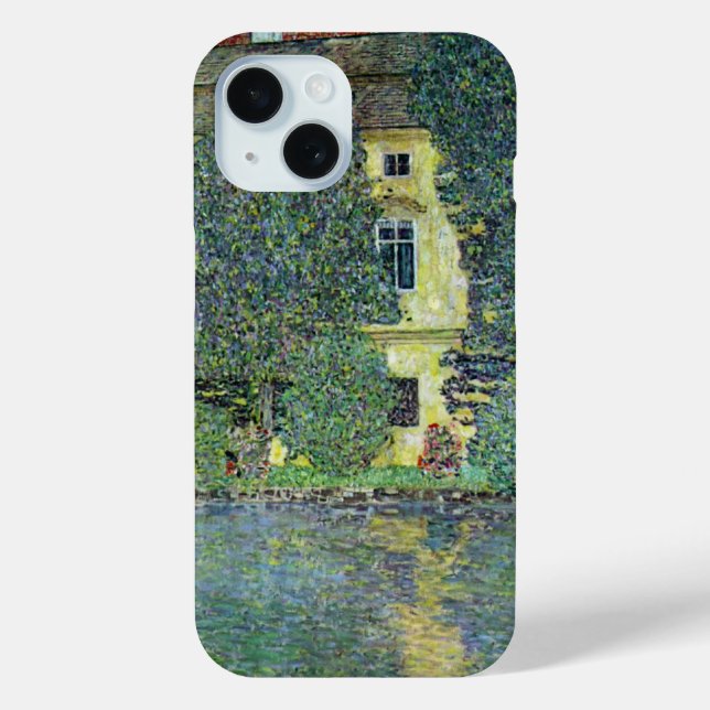 Schloss Kammer on the Attersee III By Gustav Klimt Case-Mate iPhone Case (Back)