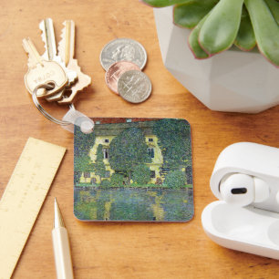 Schloss Kammer on the Attersee III By Gustav Klimt Keychain