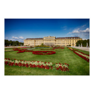 Schloss Schoenbrunn Vienna Austrria Poster