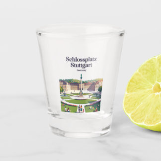 Schlossplatz Stuttgart Germany Shot Glass