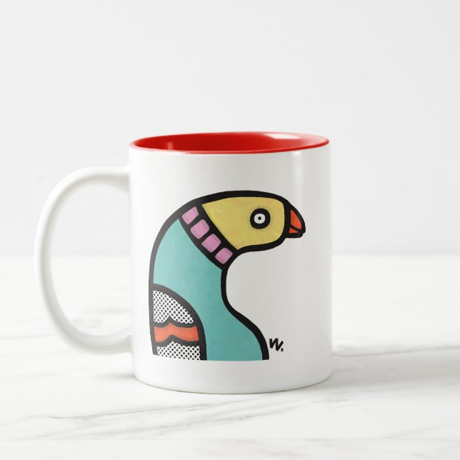 Schlumpy Bird Coffee Mug (Left)