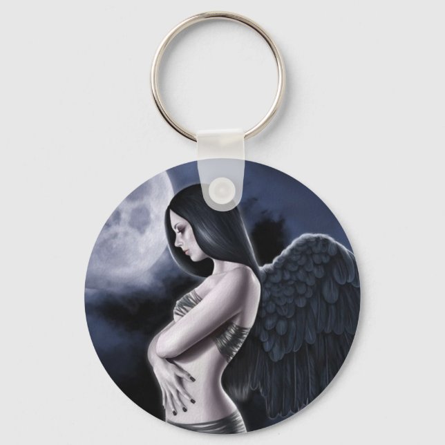 Schlüsselanhänger Gothic Angel Keychain (Front)