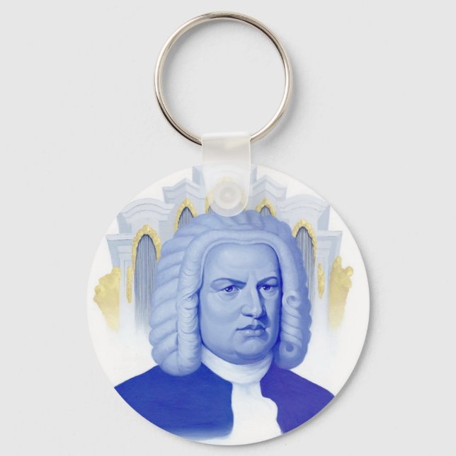 Schlüsselanhänger mit Bach Keychain (Front)