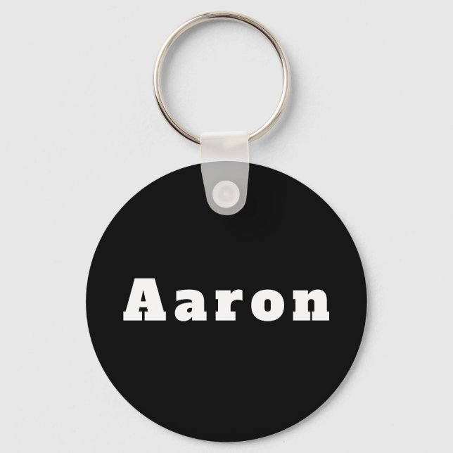 Schlüsselanhänger mit Namen Aaron Keychain (Front)