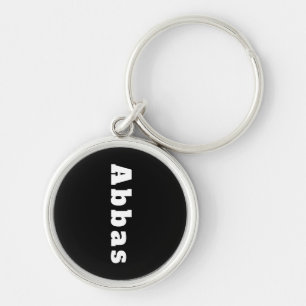 Schlüsselanhänger mit Namen Abbas Keychain