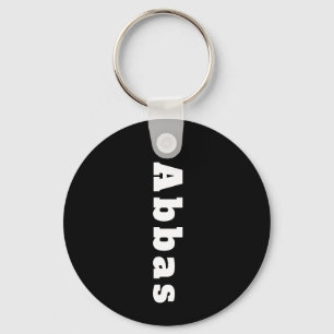 Schlüsselanhänger mit Namen Abbas Keychain