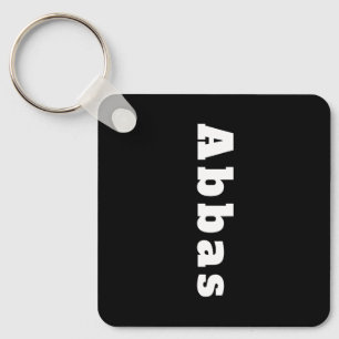 Schlüsselanhänger mit Namen Abbas Keychain