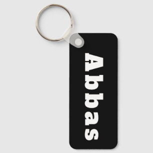Schlüsselanhänger mit Namen Abbas Keychain