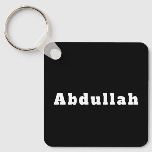 Schlüsselanhänger mit Namen Abdullah Keychain