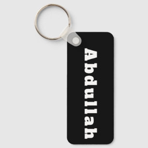 Schlüsselanhänger mit Namen Abdullah Keychain