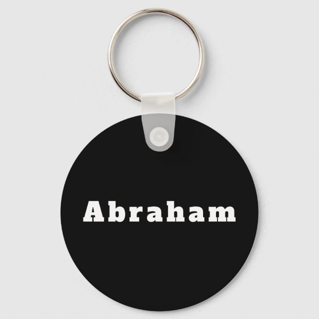 Schlüsselanhänger mit Namen Abraham Keychain (Front)