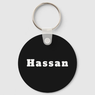 Schlüsselanhänger mit Namen Hassan Keychain