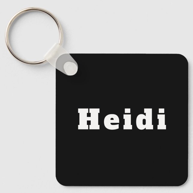 Schlüsselanhänger mit Namen Heidi Keychain (Front)
