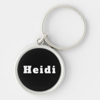 Schlüsselanhänger mit Namen Heidi