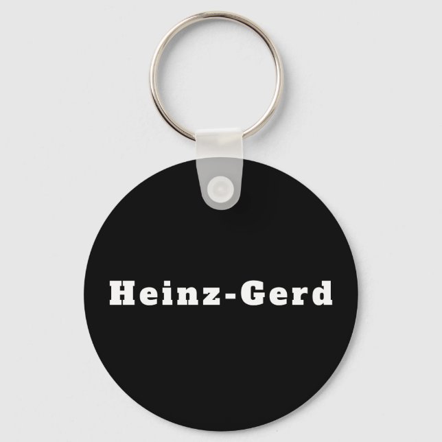 Schlüsselanhänger mit Namen Heinz-Gerd Keychain (Front)