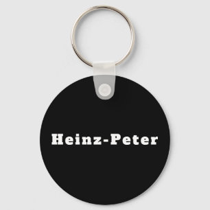 Schlüsselanhänger mit Namen Heinz-Peter Keychain