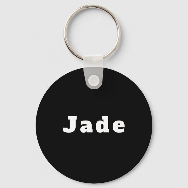 Schlüsselanhänger mit Namen Jade Keychain (Front)