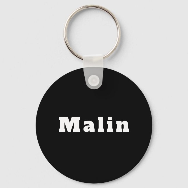 Schlüsselanhänger mit Namen Malin Keychain (Front)