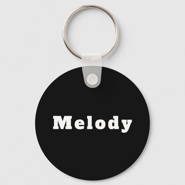 Schlüsselanhänger mit Namen Melody Keychain (Front)