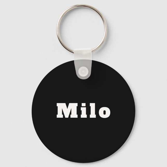 Schlüsselanhänger mit Namen Milo Keychain (Front)