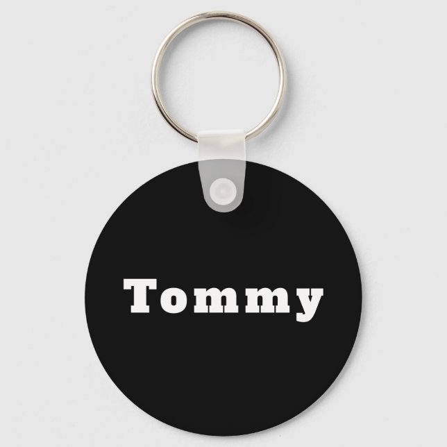 Schlüsselanhänger mit Namen Tommy Keychain (Front)