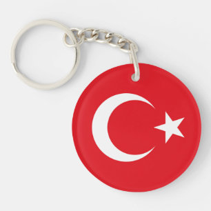 Schlüsselanhänger Türkei flag, Türkiye, Turkey fla Keychain