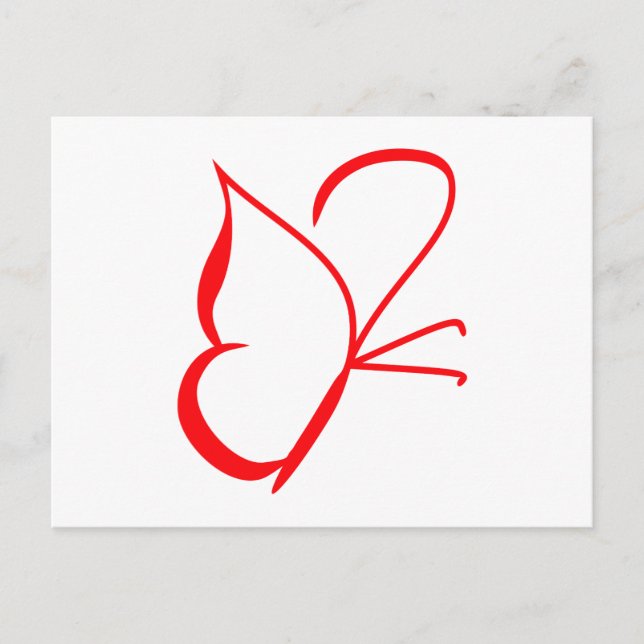 Schmetterling butterfly postcard (Front)