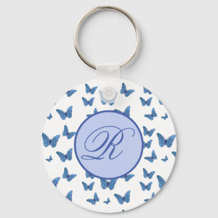 Schmetterlinge Punkte personalisiert Keychain