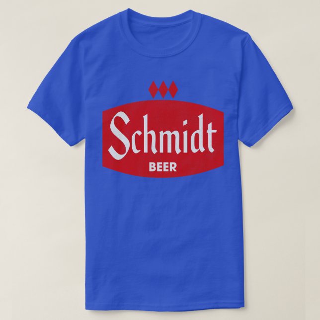 Schmidt Beer Retro Defunct Brewing T-Shirt (Design Front)