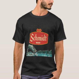 Schmidt Beer Retro Defunct Nature Scene T-Shirt