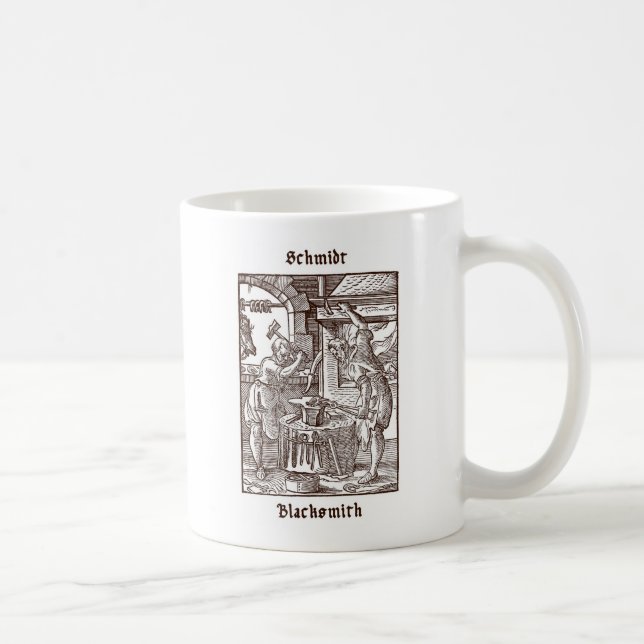 Schmidt - Blacksmith Coffee Mug (Right)