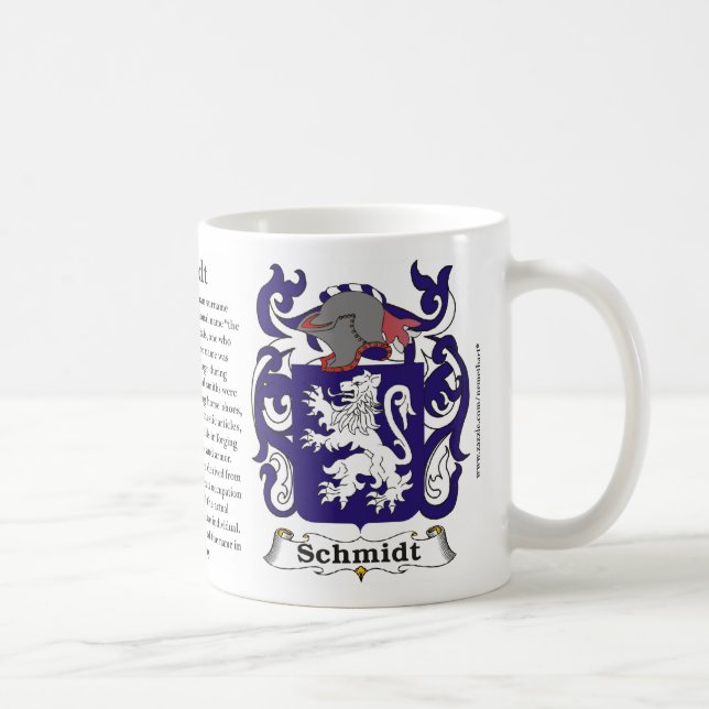 Schmidt Family Coat of Arms Mug (Right)