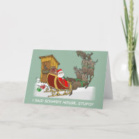 Schmidt House Cartoon Christmas Card