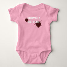 Schmutz Happens Baby Girl Bodysuit