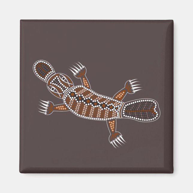 Schnabeltier oder Platypus  Magnet (Front)