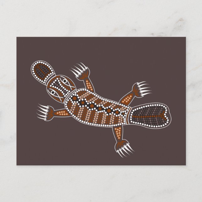 Schnabeltier oder Platypus Postcard (Front)